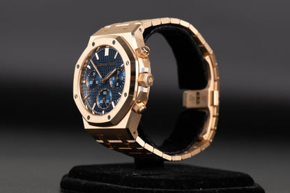 Audemars Piguet 26240OR Royal Oak Chronograph Flyback Blue Dial