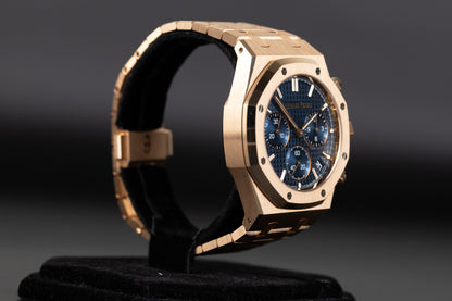 Audemars Piguet 26240OR Royal Oak Chronograph Flyback Blue Dial