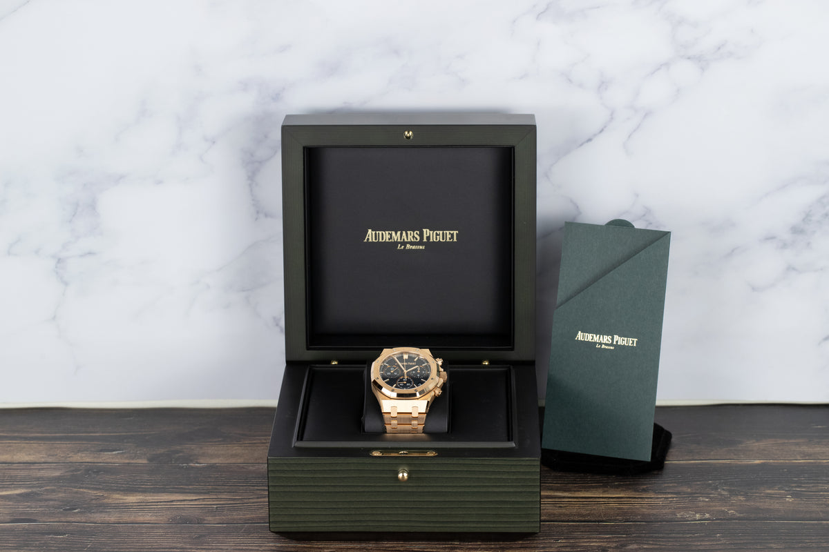 Audemars Piguet<br>26240OR Royal Oak Chronograph Flyback Blue Dial