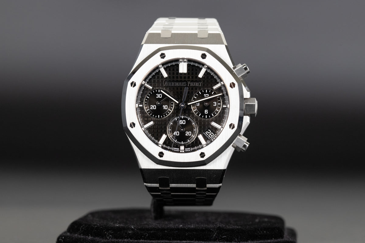 Audemars Piguet<br>26240ST Royal Oak Chronograph Black Dial "50th Anniversary"