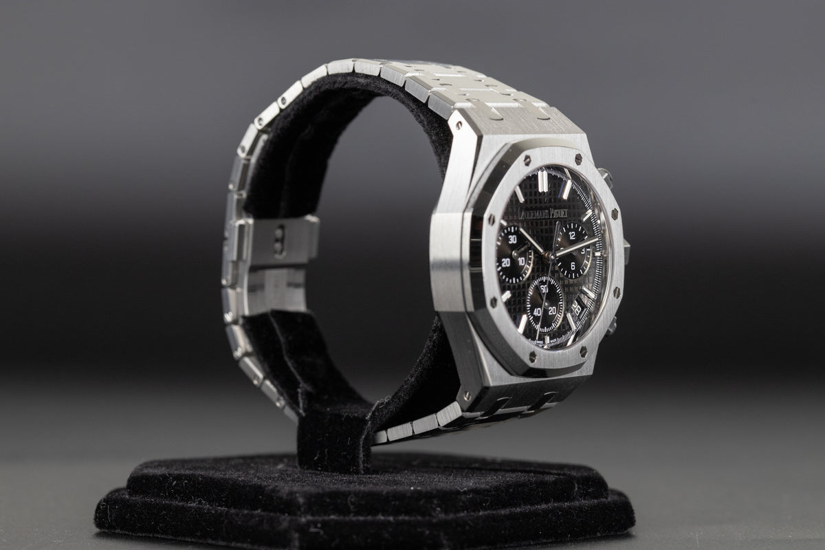 Audemars Piguet<br>26240ST Royal Oak Chronograph Black Dial "50th Anniversary"