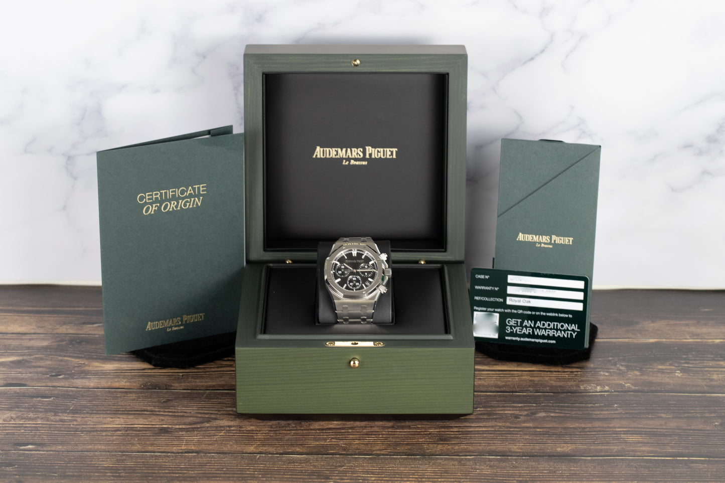 Audemars Piguet 26240ST Royal Oak Chronograph Black Dial "50th Anniversary"