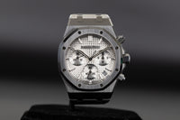 Audemars Piguet<br>26240ST Royal Oak Chronograph Flyback White Dial 50th Anniversary