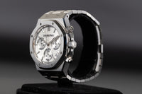 Audemars Piguet<br>26240ST Royal Oak Chronograph Flyback White Dial 50th Anniversary