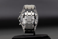 Audemars Piguet<br>26240ST Royal Oak Chronograph Flyback White Dial 50th Anniversary