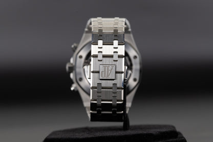 Audemars Piguet 26240ST Royal Oak Chronograph Flyback White Dial 50th Anniversary
