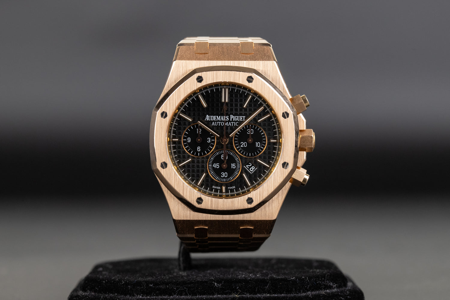 Audemars Piguet 26320OR Royal Oak Chronograph Black Dial