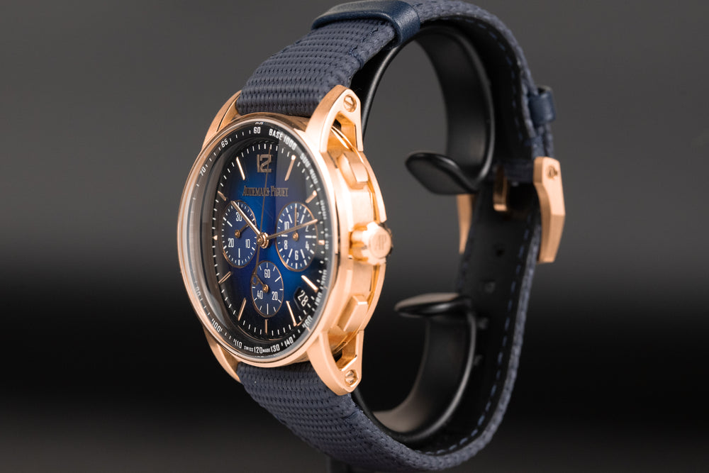 Audemars Piguet<br>26393OR Code 11.59 Chronograph Blue Dial
