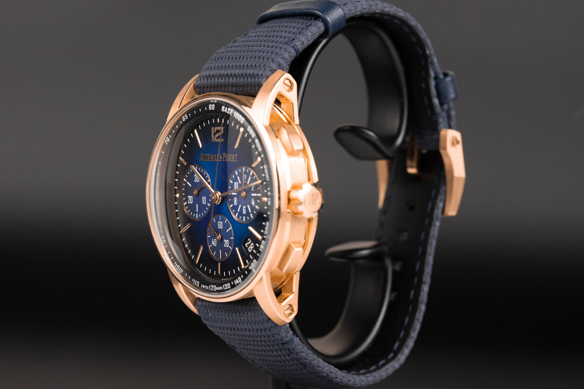 Audemars Piguet<br>26393OR Code 11.59 Chronograph Blue Dial