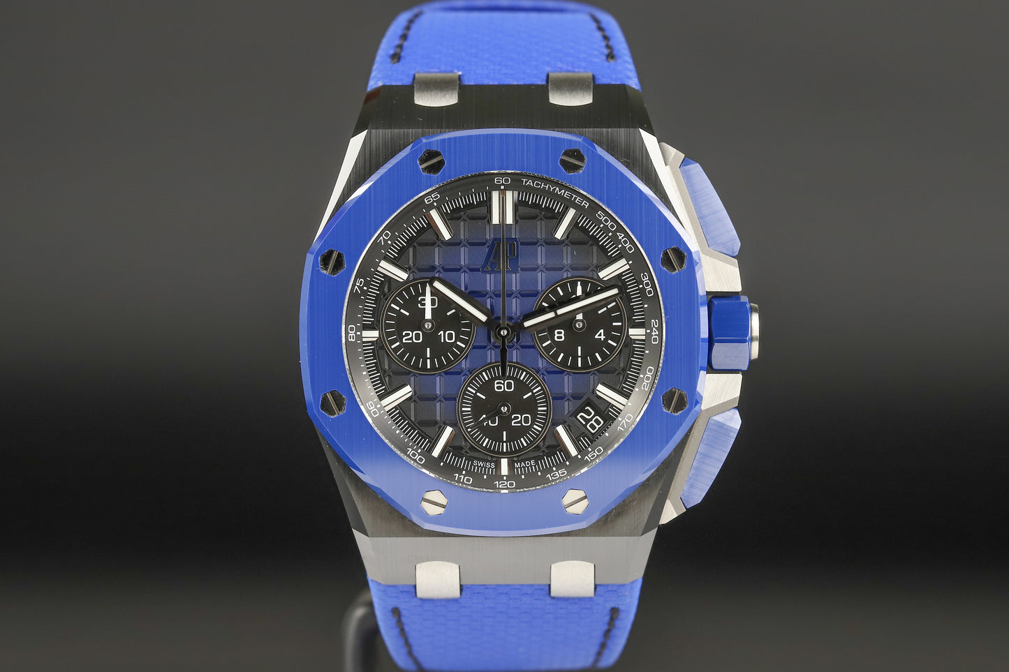 Audemars Piguet 26420CE Royal Oak Offshore Blue Ceramic Blue Dial