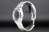 Audemars Piguet<br>77451ST Royal Oak Blue Dial Diamond Bezel