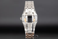 Audemars Piguet<br>77451ST Royal Oak Blue Dial Diamond Bezel