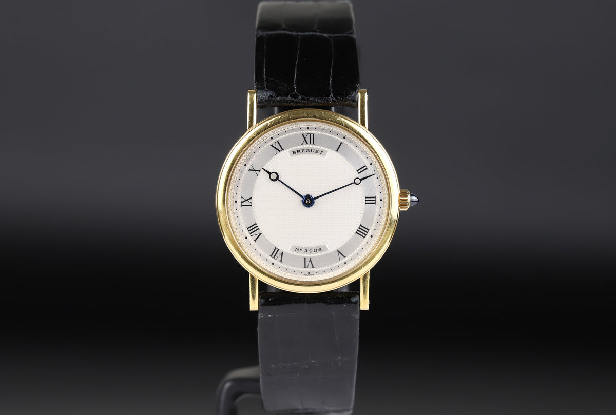 Breguet<br>Classic Watch 32mm Yellow Gold Silver Dial