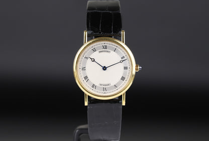 Breguet Classic Watch 32mm Yellow Gold Silver Dial