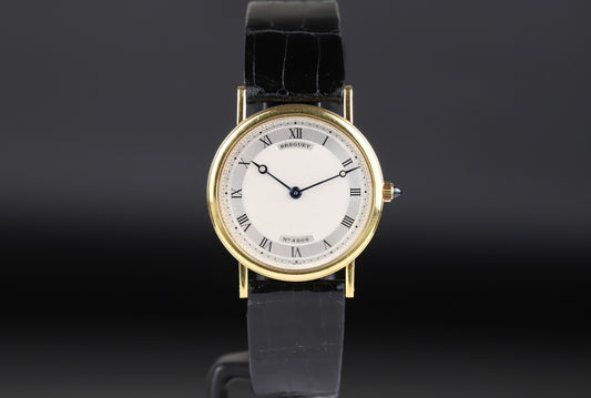Breguet Classic Watch 32mm Yellow Gold Silver Dial