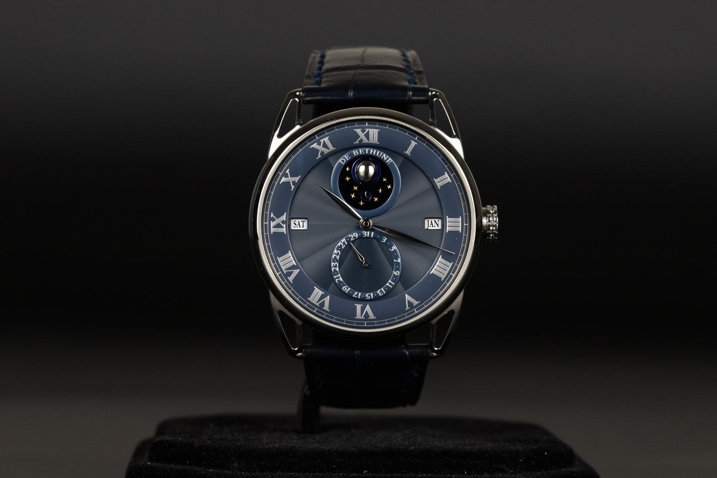 De Bethune DB25 Perpetual Moon Phase Blue Dial 1 of 3