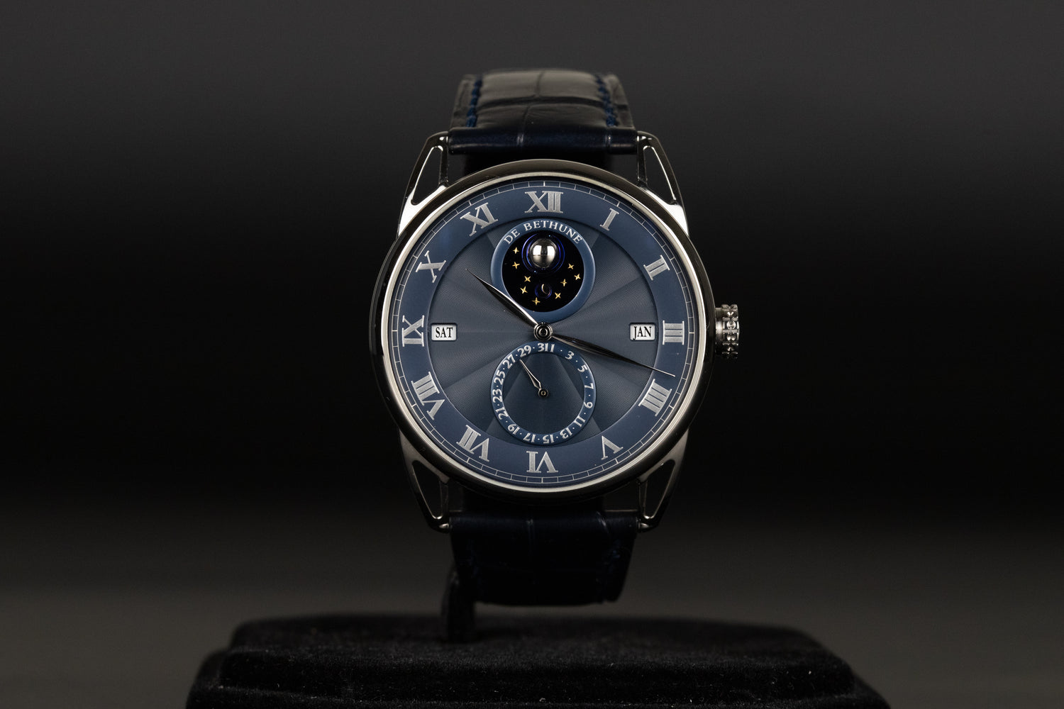 De Bethune DB25 Perpetual Moon Phase Blue Dial 1 of 3