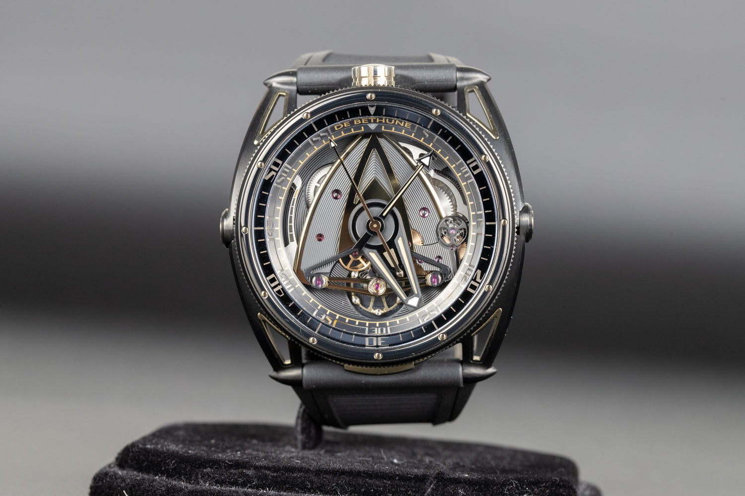 De Bethune DB28GS "JPS" Limited Edition Black Openworked Dial