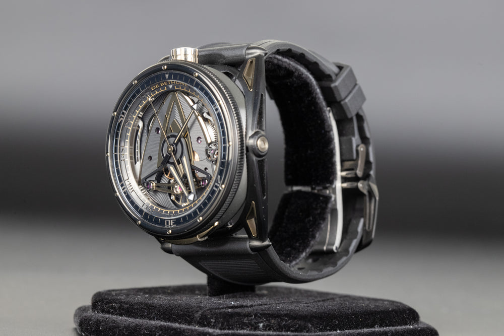 De Bethune<br> DB28GS "JPS" Limited Edition Black Openworked Dial