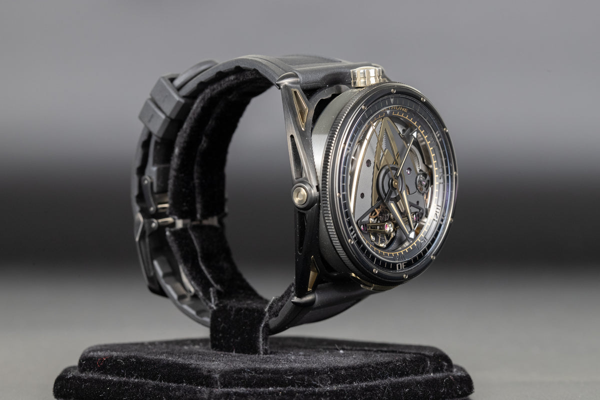 De Bethune<br> DB28GS "JPS" Limited Edition Black Openworked Dial