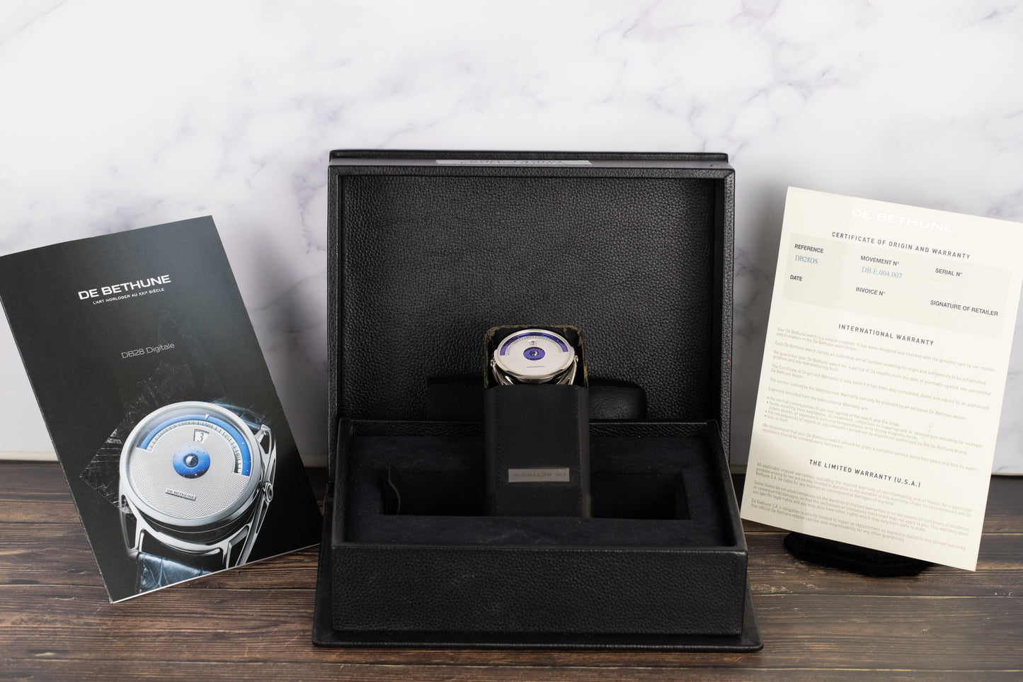 De Bethune DB28DS Digitale White Dial