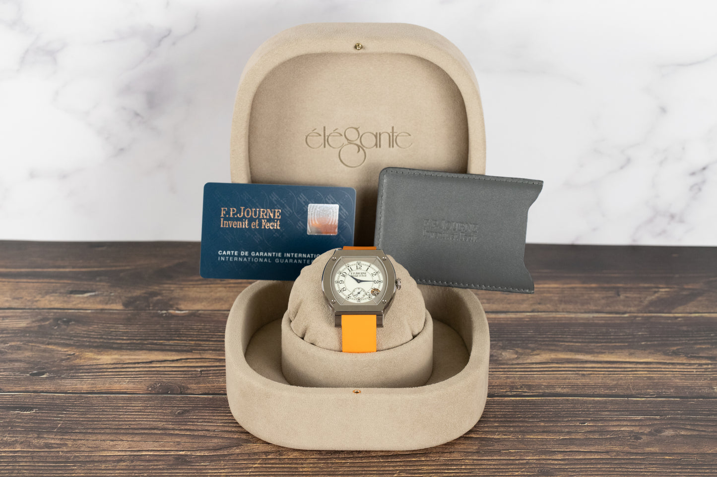 FP Journe Elegante 48mm x 40mm Titanium Tortue Orange Edition