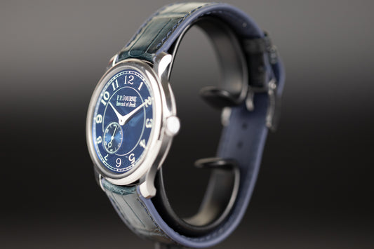 F.P. Journe Chronométre Bleu CB Tantalum Chrome Blue Dial