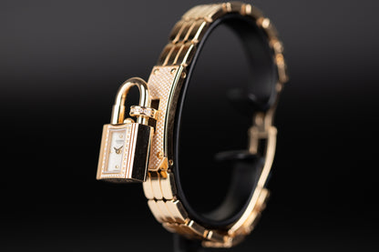 Hermes  Kelly Rose Gold Watch Mini model 16mm
