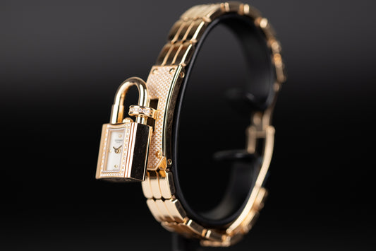 Hermes  Kelly Rose Gold Watch Mini model 16mm