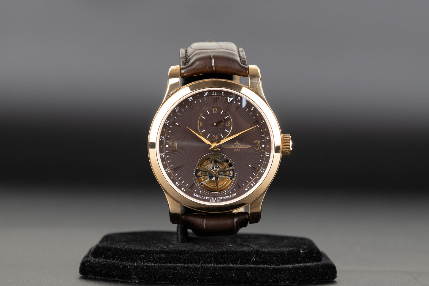 Jaeger LeCoultre 149.2.34.S Master Grand Tourbillon Brown Dial