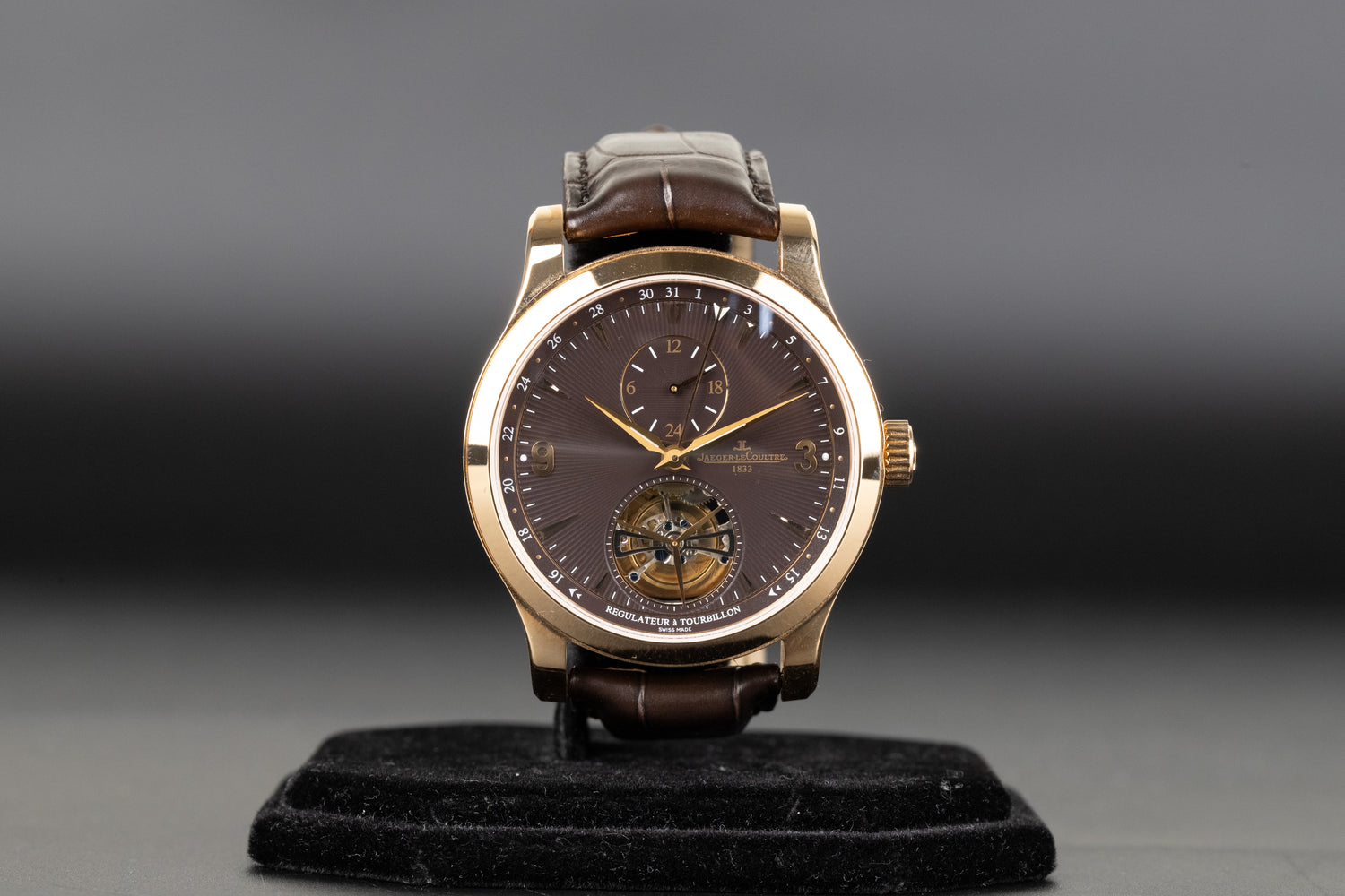Jaeger LeCoultre 149.2.34.S Master Grand Tourbillon Brown Dial