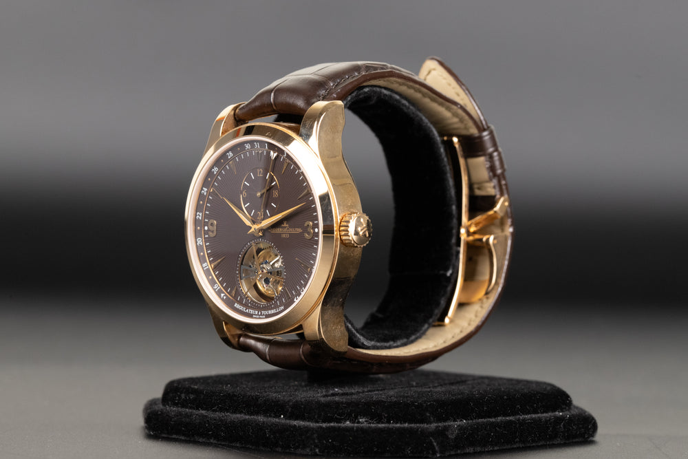 Jaeger LeCoultre<br>149.2.34.S Master Grand Turbillon Brown Dial