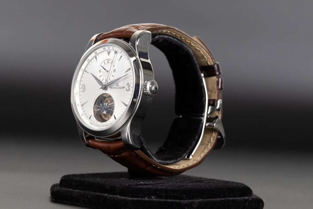 Jaeger LeCoultre<br>149.8.34.S  Master Grand Turbillon White Dial
