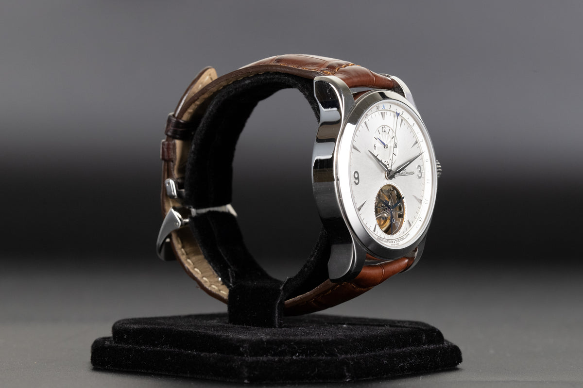 Jaeger LeCoultre<br>149.8.34.S  Master Grand Turbillon White Dial
