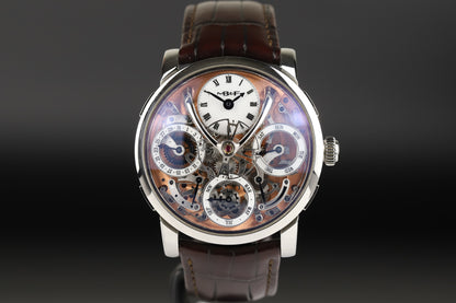 MB&F 03.SL.S Legacy Machine Perpetual Salmon Dial