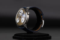 MB&F <br>03.WL.FY Legacy Machine Split Escapement Frosted Yellow Dial Limited to 18 Pieces