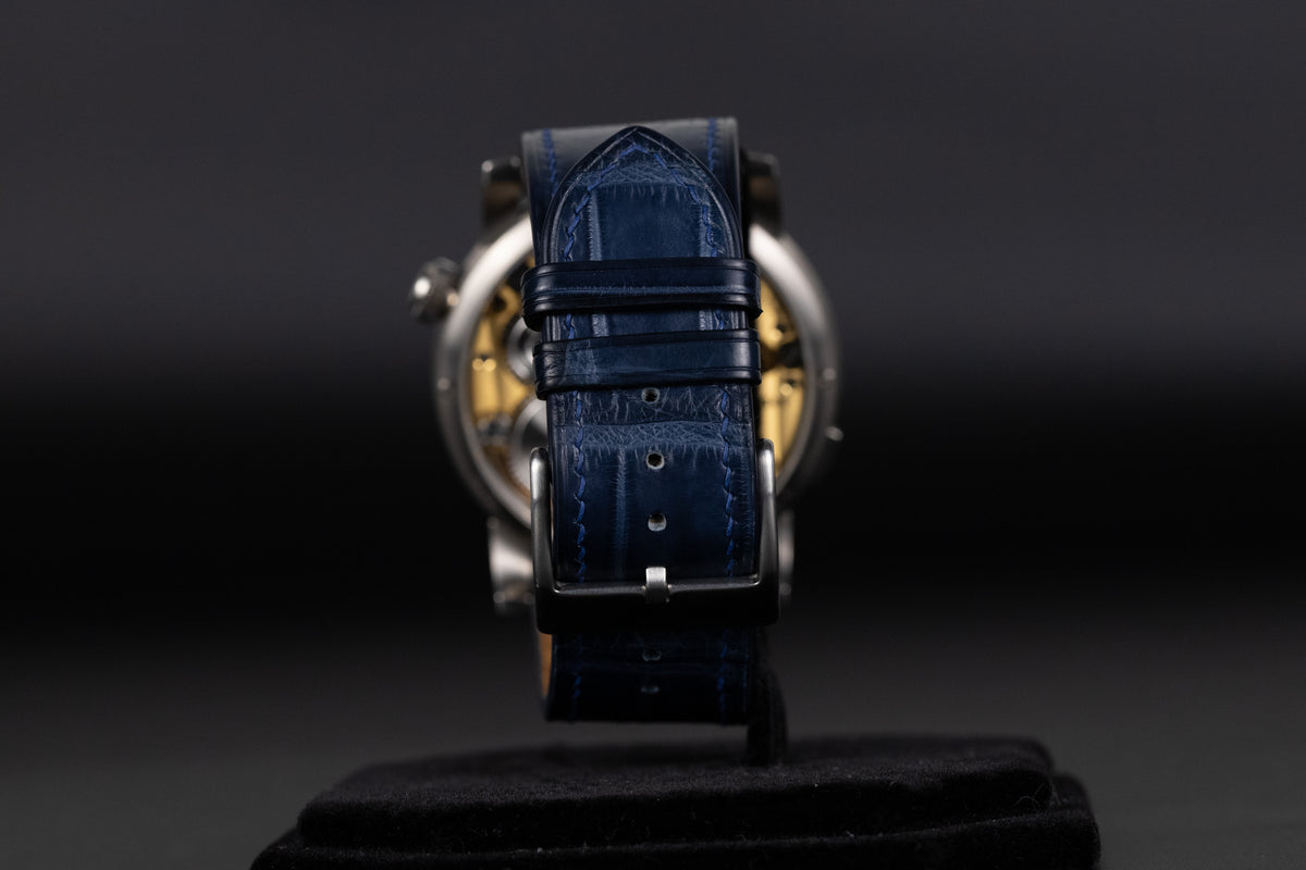 MB&F <br>03.WL.FY Legacy Machine Split Escapement Frosted Yellow Dial Limited to 18 Pieces