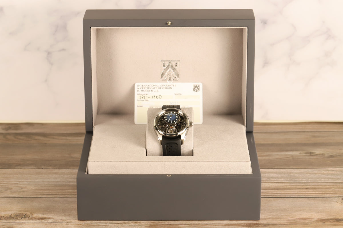 Moser<br>3811-1200 Pioneer Cylindrical Tourbillon Skeleton