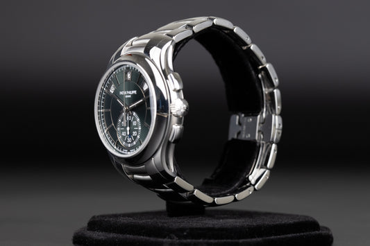 Patek Philippe 5905/1A Complications Flyback Chronograph Annual Calendar Green Dial