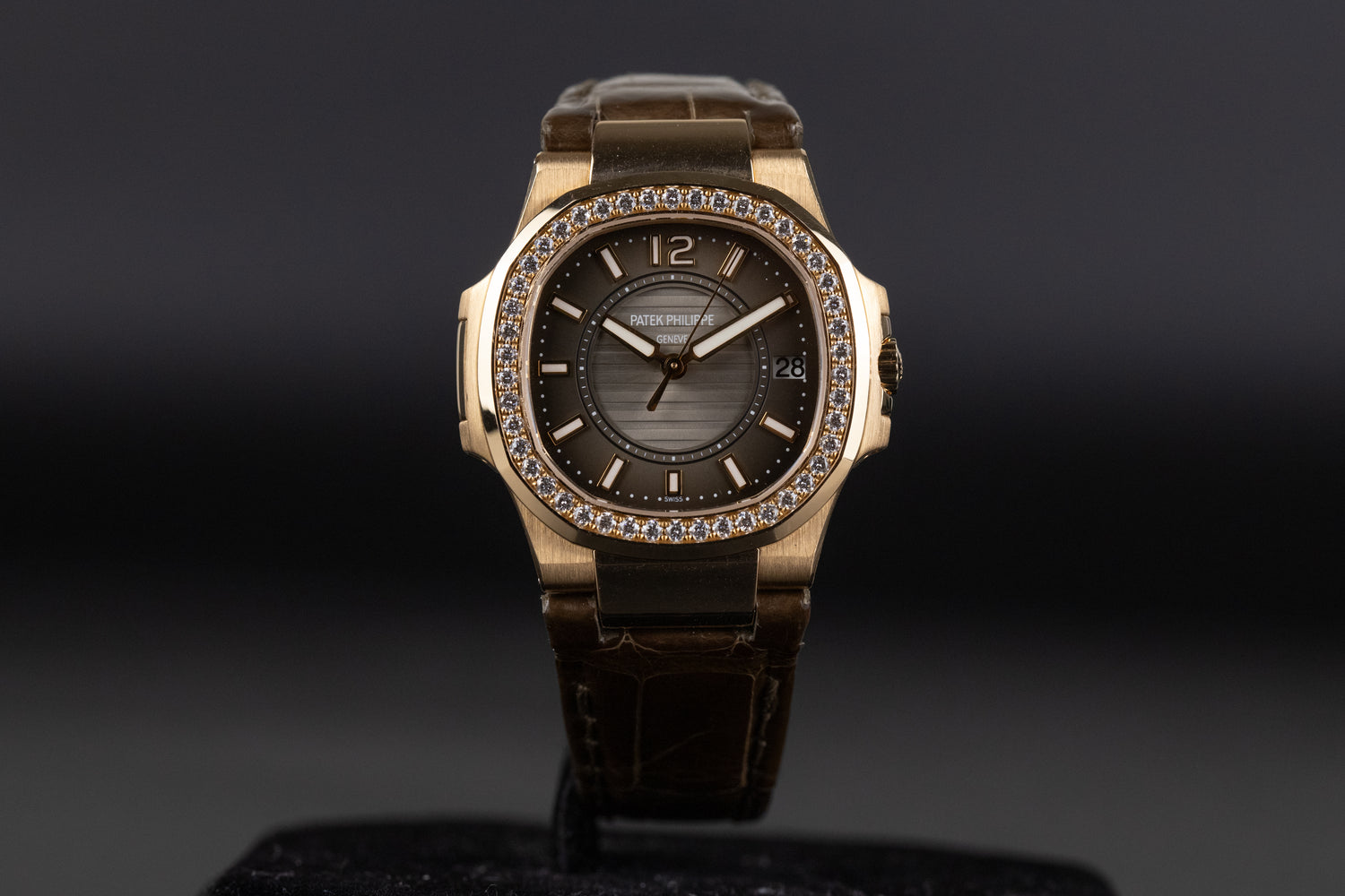 Patek Philippe 7010R Nautilus Rose Gold Diamond Bezel