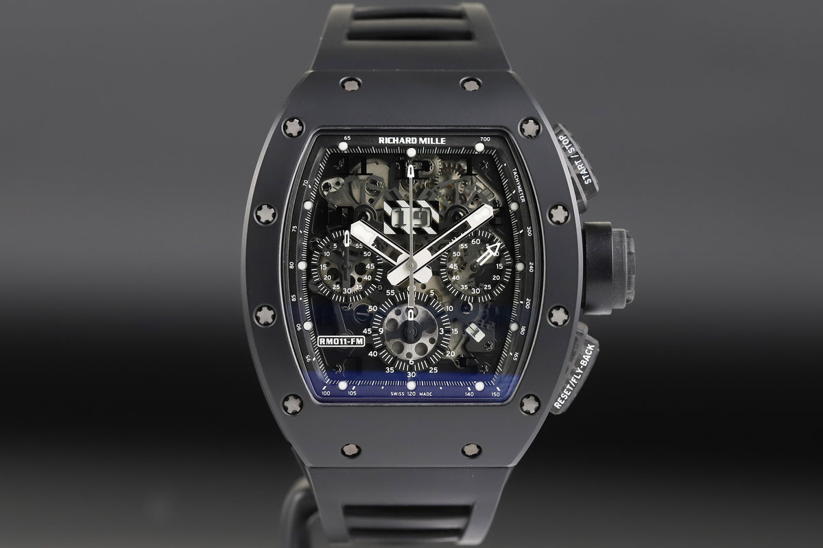 Richard Mille<br>RM011-FM Felipe Massa Automatic Flyback Chronograph "Black Phantom"
