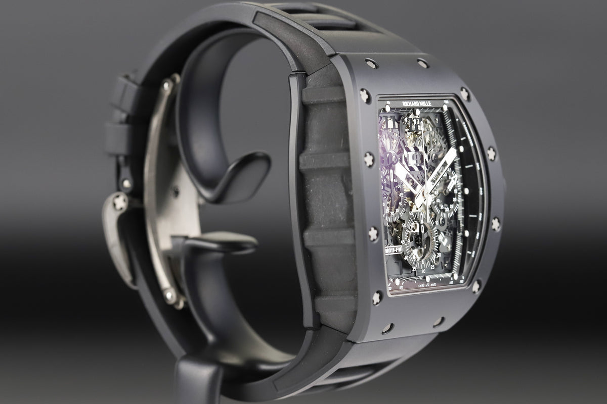 Richard Mille<br>RM011-FM Felipe Massa Automatic Flyback Chronograph "Black Phantom"