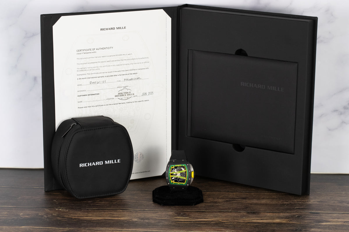 Richard Mille<br>RM 61-01 Manual Winding Yohan Blake