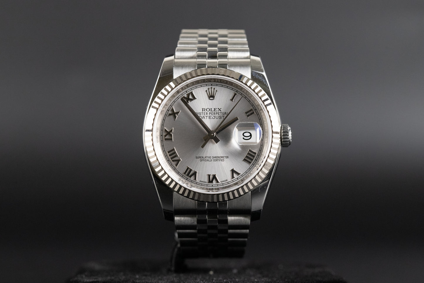 Rolex 116234 Datejust 36 Silver Roman Numeral Dial