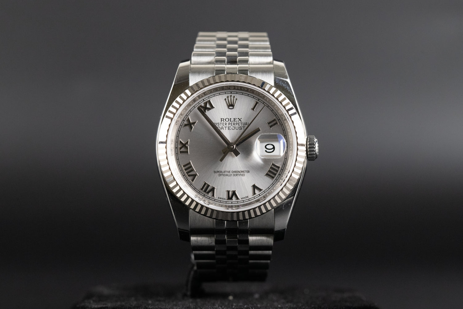 Rolex 116234 Datejust 36 Silver Roman Numeral Dial