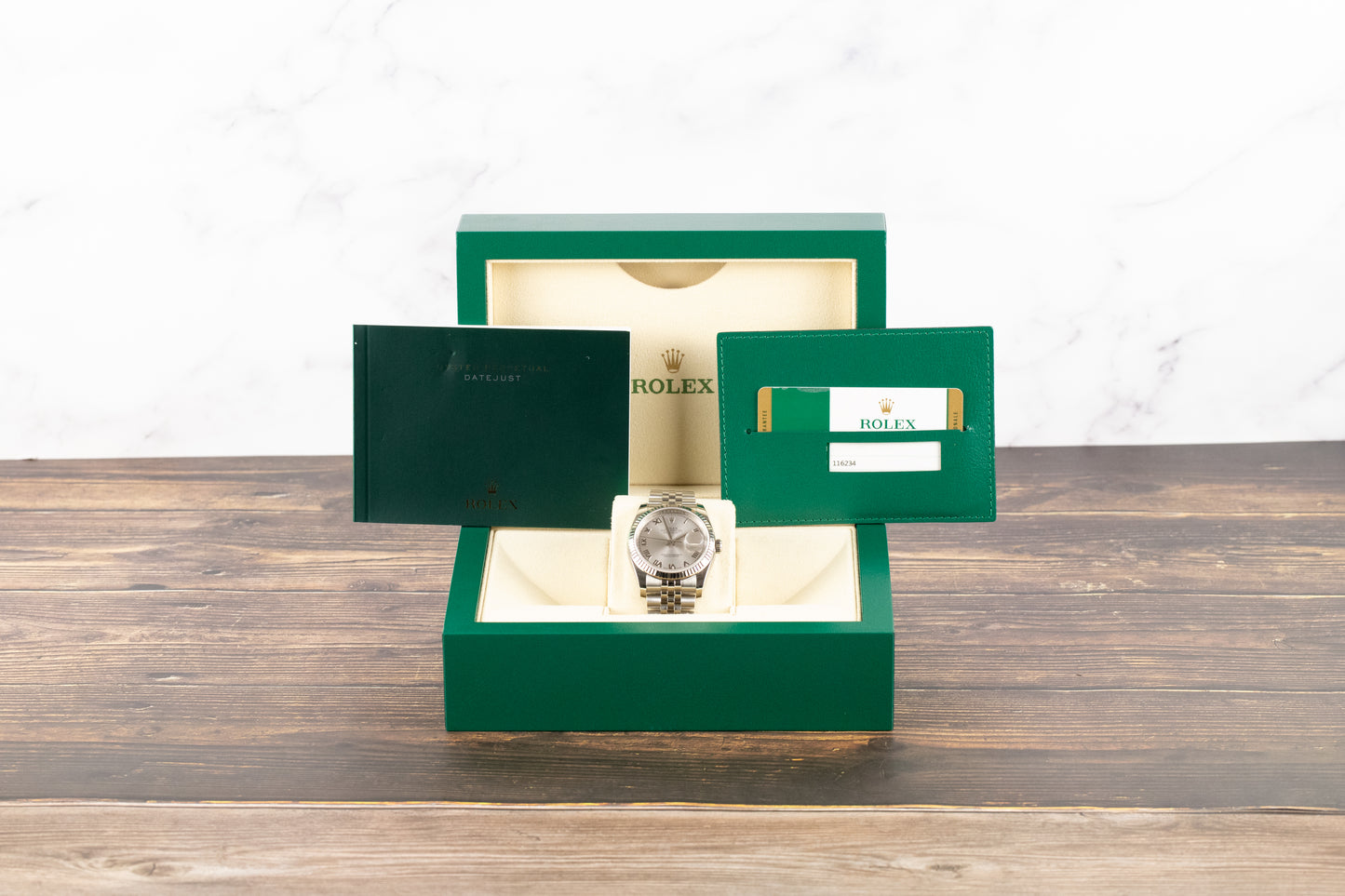 Rolex 116234 Datejust 36 Silver Roman Numeral Dial