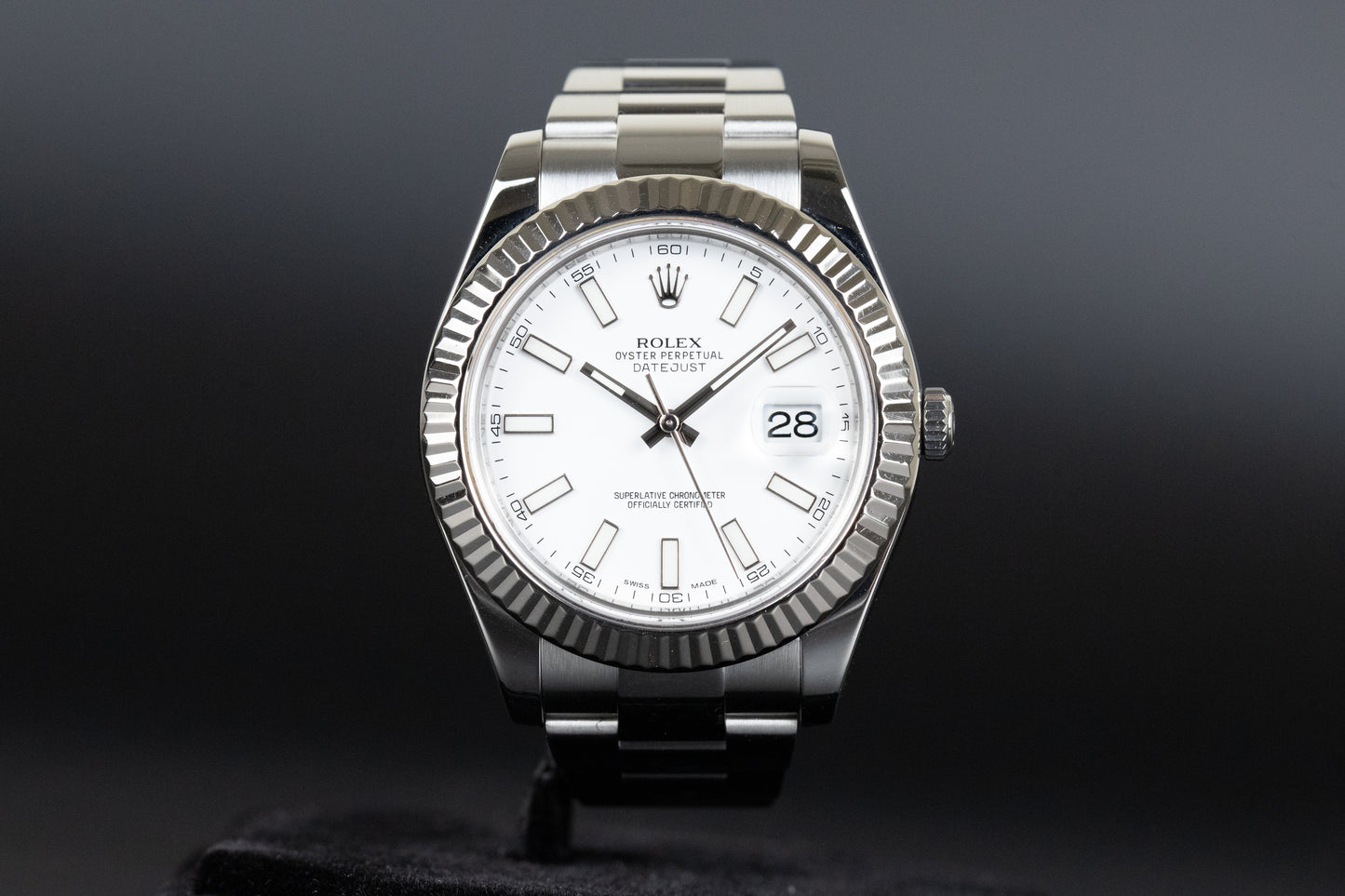 Rolex 116334 Datejust II White Dial
