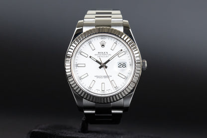 Rolex 116334 Datejust II White Dial