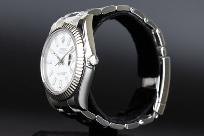 Rolex 116334 Datejust II White Dial
