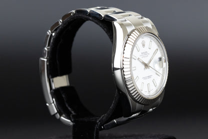Rolex 116334 Datejust II White Dial